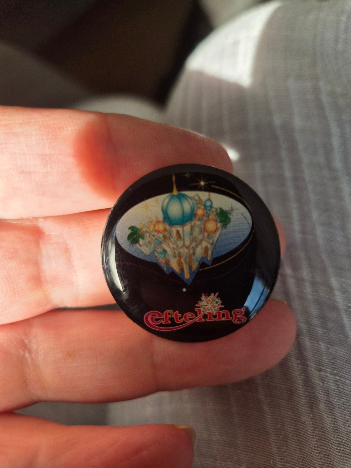 efteling pin, Verzamelen, Efteling, Ophalen, Zo goed als nieuw, Button of Speldje