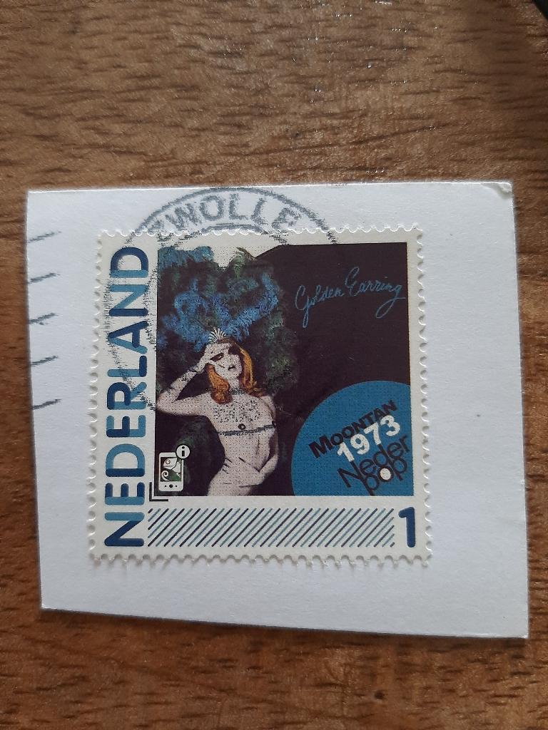 Persoonlijke postzegel Nederpop Moontan  Golden Earring, Postzegels en Munten, Verzenden, Gestempeld