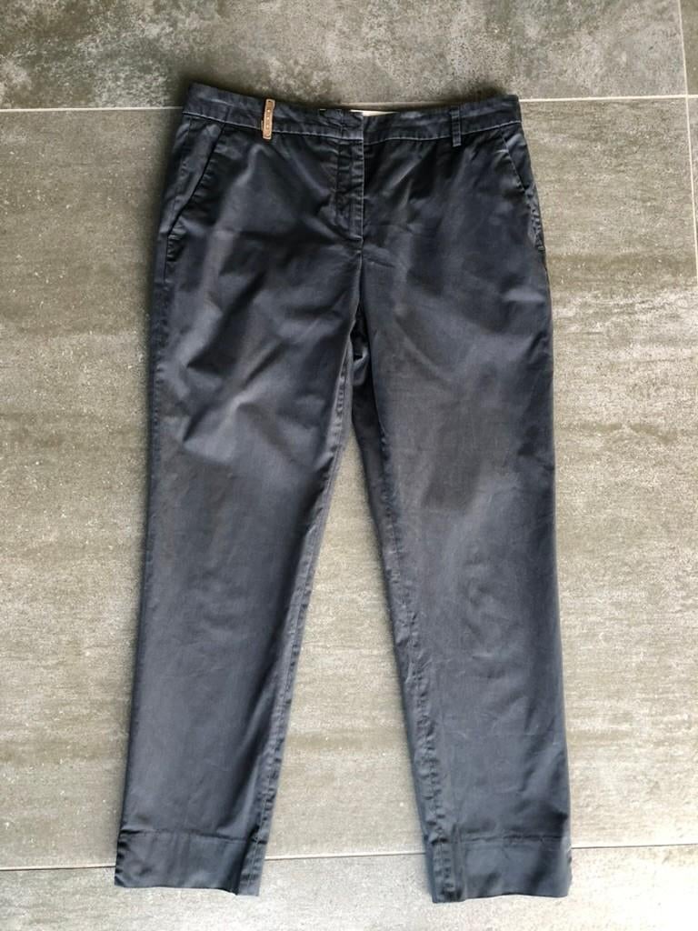 PESERICO broek, maat 40, Kleding | Dames, Broeken en Pantalons, Gedragen, Maat 38/40 (M), Blauw, Lang, Verzenden
