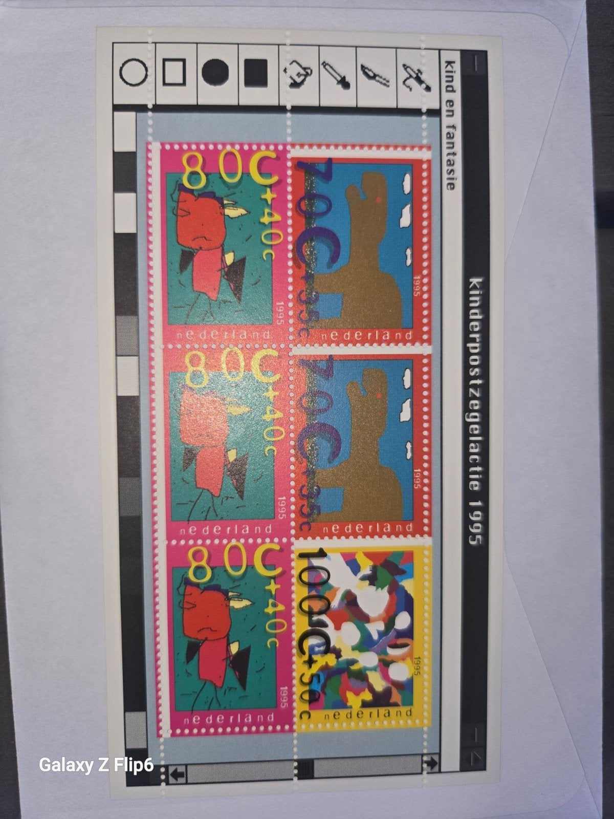 Kinderpostzegels 1995 - Kind en Fantasie, Ophalen of Verzenden, Na 1940, Postfris
