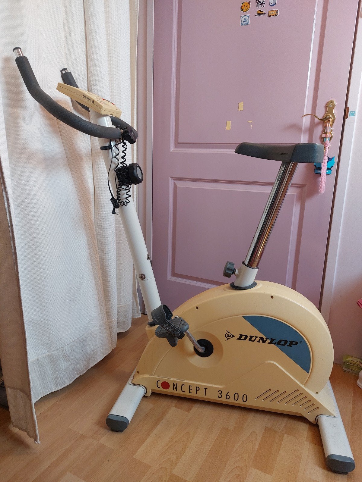Home trainer *Dunlop*, Ophalen, Gebruikt, Metaal, Benen
