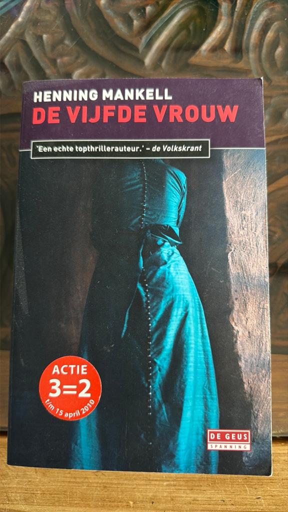 De Vijfde Vrouw - Henning Mankell (Thriller), Ophalen, Zo goed als nieuw, Henning Mankell