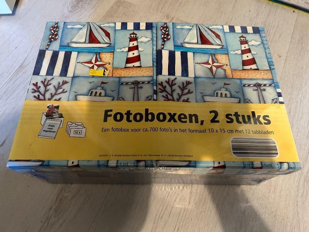 foto opbergboxen, Ophalen of Verzenden, Nieuw, Bewaarbox, Met insteekhoezen
