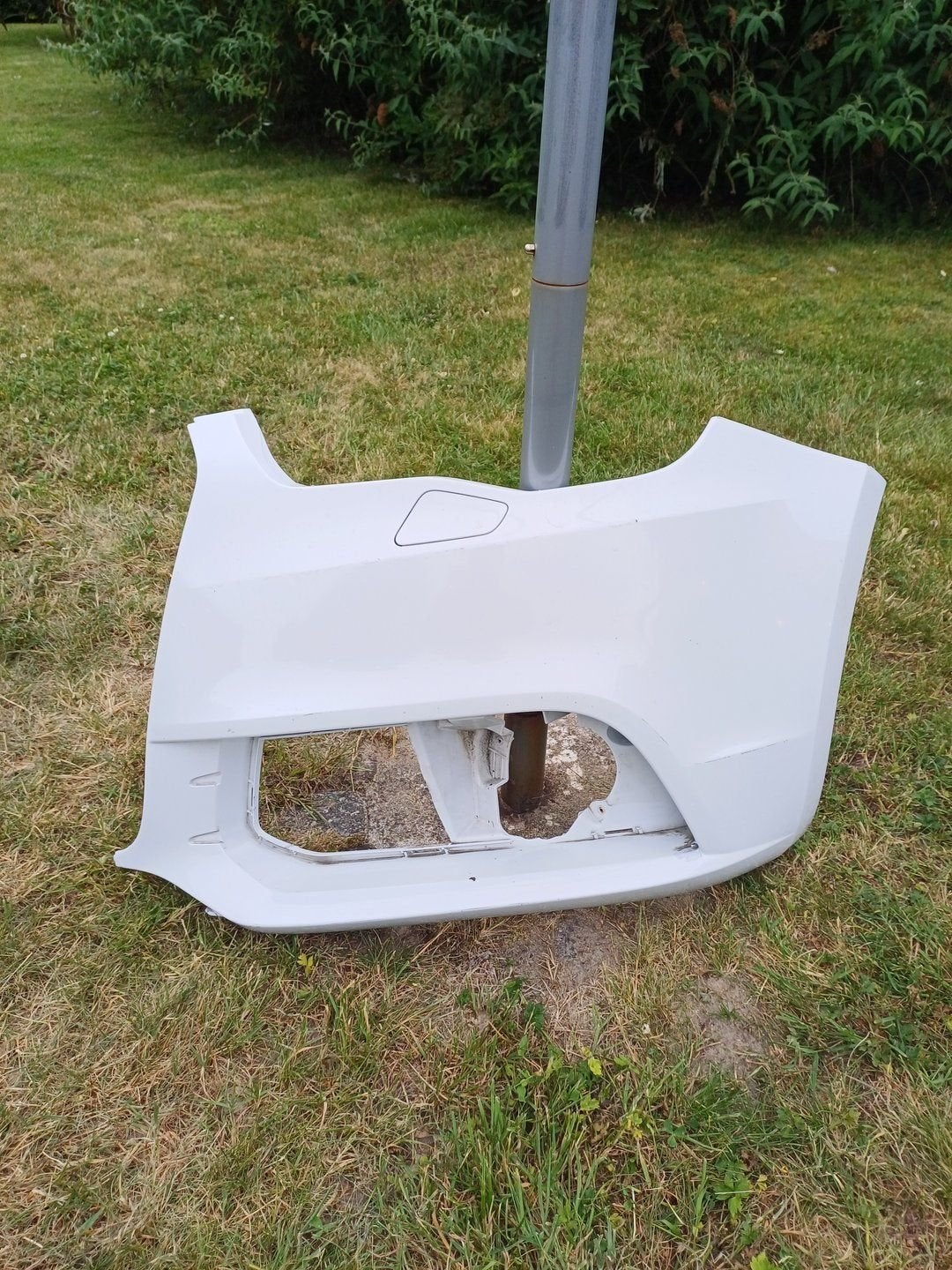 Audi A3 Bumper Bumperhoek Links Type 8Y Koplampsproeiergat, Gebruikt, -, -, Bumper