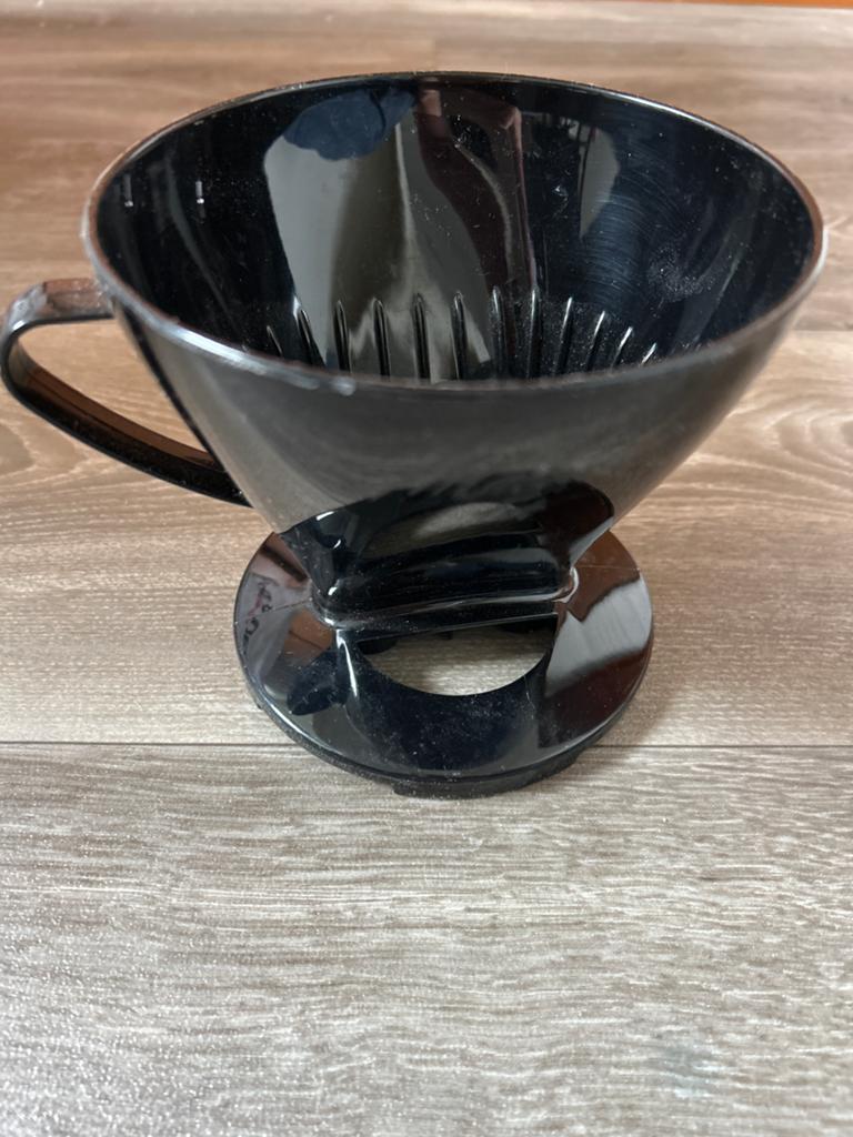 Melitta Koffiefilterhouder - Zwart, Ophalen of Verzenden, Zo goed als nieuw, Rechthoekig, Overige materialen
