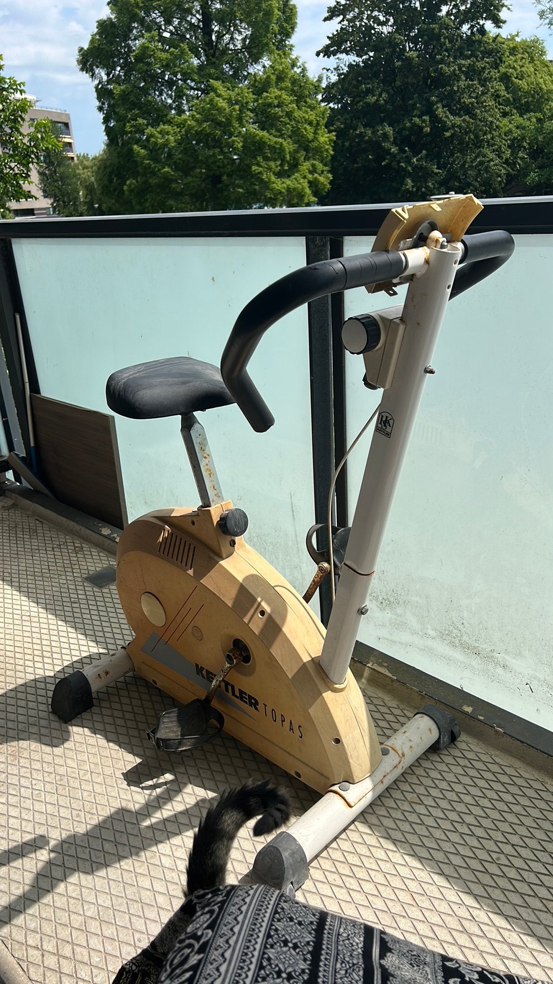 Kettler Hometrainer - zsm ophalen ivm ruimte, Ophalen, Gebruikt, Metaal, Benen