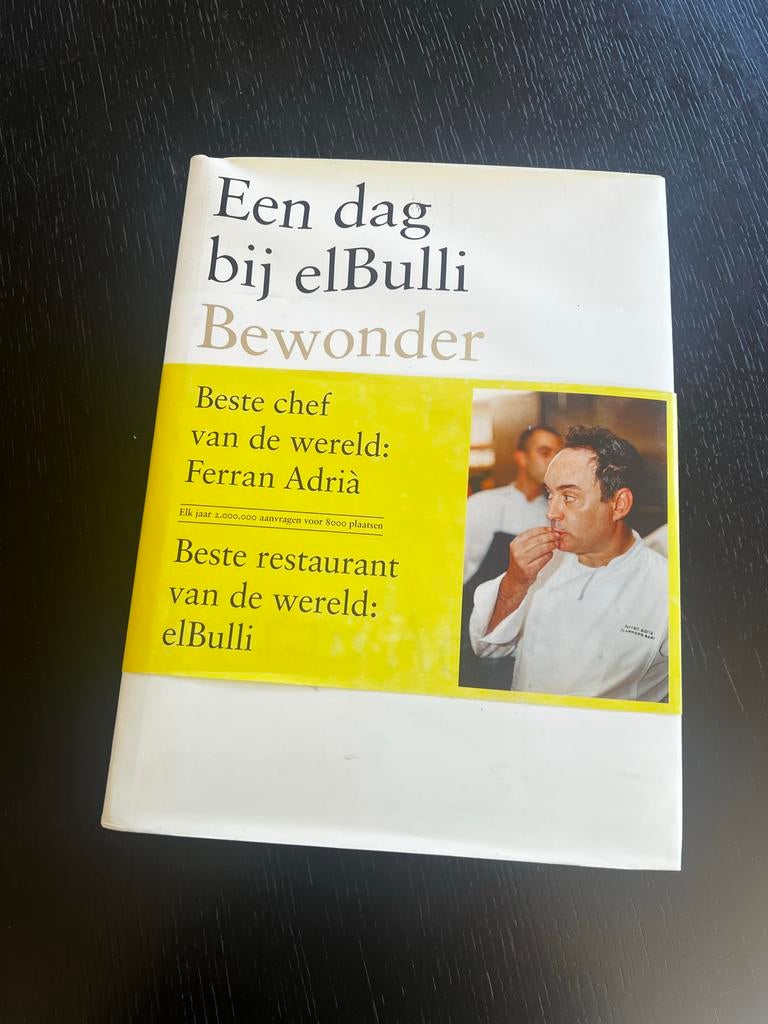 Een dag bij elBulli - Ferran Adrià kookboek, Boeken, Kookboeken, Ophalen, Zo goed als nieuw, Spanje, Hoofdgerechten
