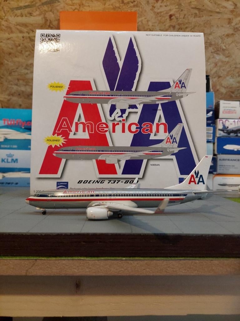 Boeing 737-800 American Airlines Inflight200, Verzamelen, Luchtvaart en Vliegtuigspotten, Ophalen of Verzenden, Gebruikt, Schaalmodel