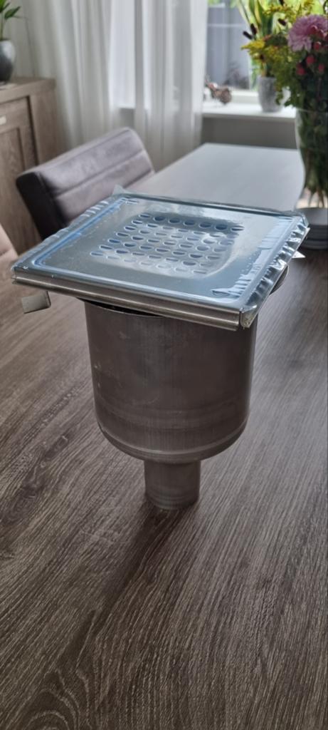 Nieuwe RVS Horeca Put 15x15 cm met 50mm Aansluiting, Afvoer, Nieuw, Ophalen of Verzenden, Rvs