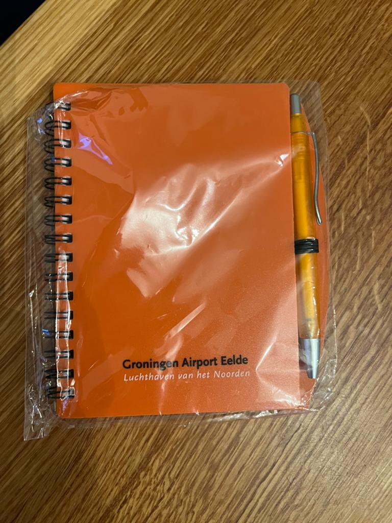 Groningen Airport Eelde Notitieboek - nieuw, Diversen, Notitieboeken, Ophalen of Verzenden, Nieuw, A6