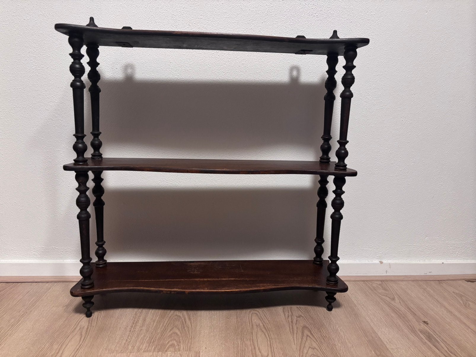Franse brocante wandetagère / wandrek, Ophalen, Gebruikt
