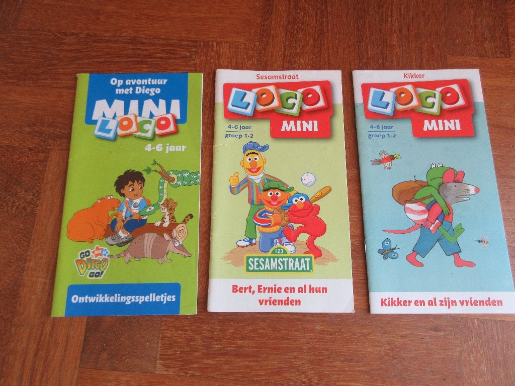 3 x boekjes Loco Mini, Ophalen of Verzenden, Gebruikt, Puzzelen