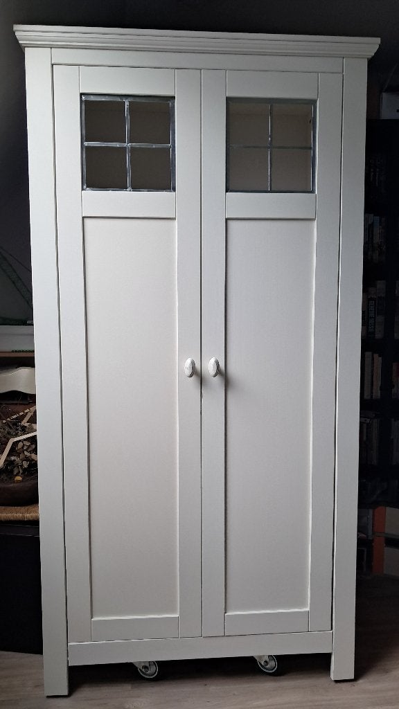 Witte houten kast voor baby- of kinderkamer, Ophalen, Gebruikt, Kast, 50 tot 70 cm