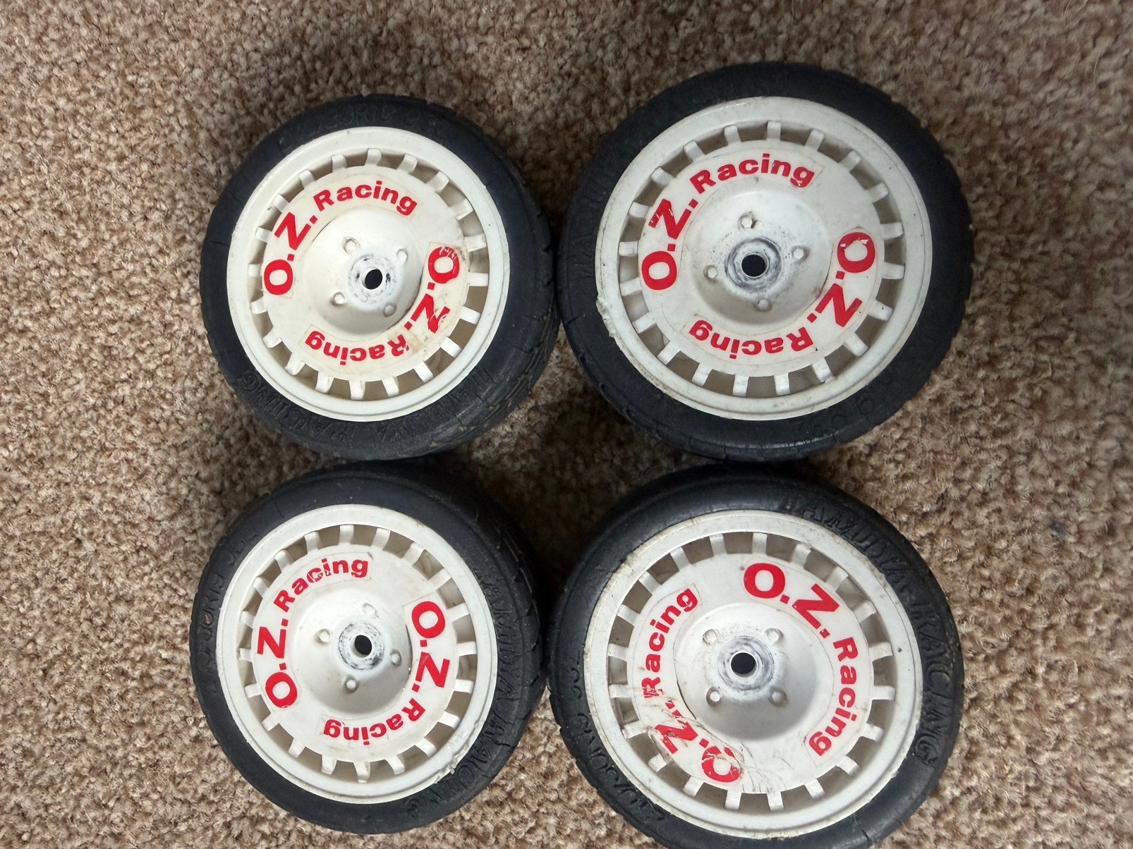 Tamiya vintage oz velgen, Ophalen of Verzenden, Gebruikt, Schaal 1:10, Onderdeel