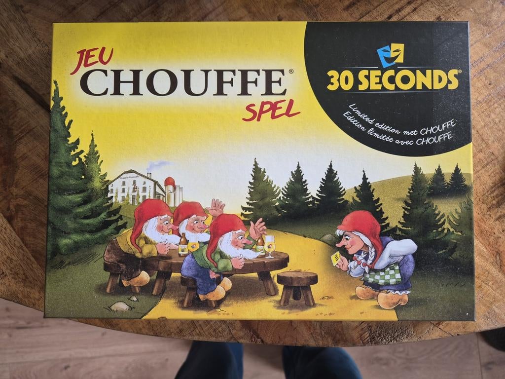 Chouffe 30 Seconds Gezelschapsspel - Limited Edition, Vijf spelers of meer, Ophalen of Verzenden, Zo goed als nieuw, Chouffe