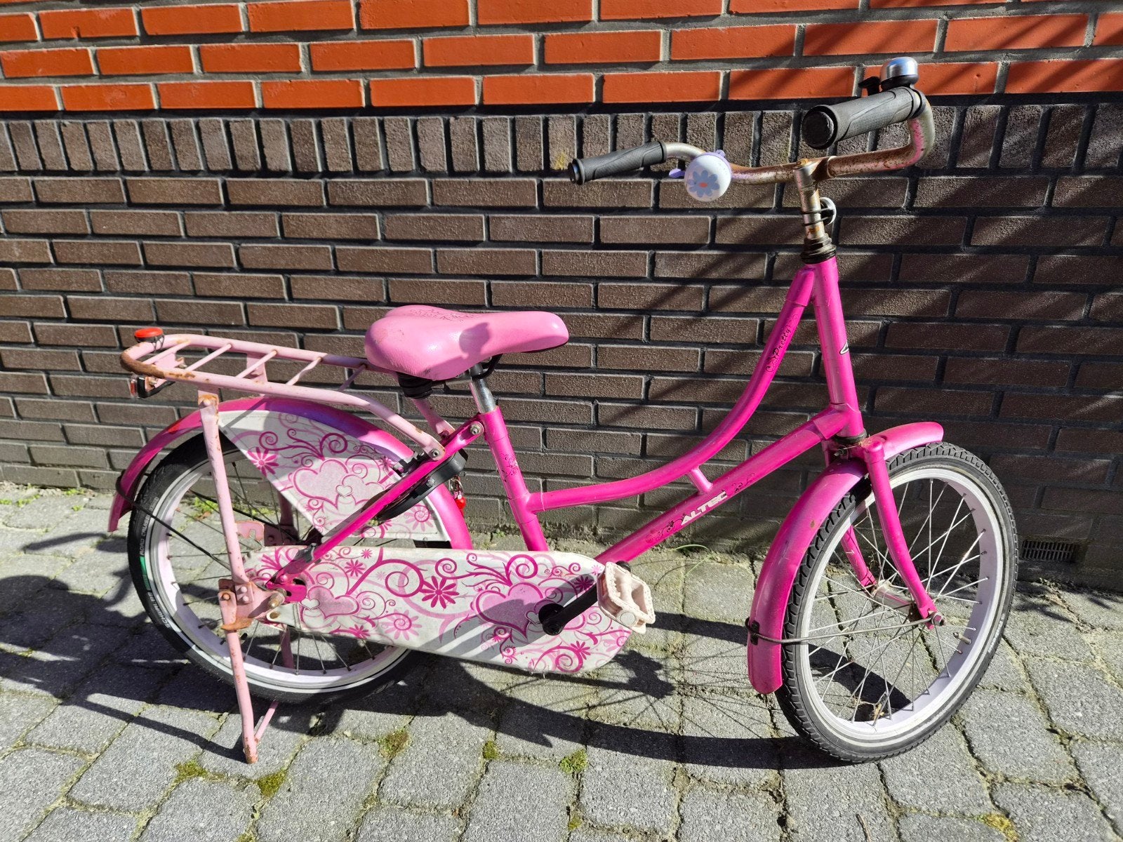 Roze meisjesfiets 20 inch - Gebruikt, Ophalen, Terugtraprem, Altec, Gebruikt