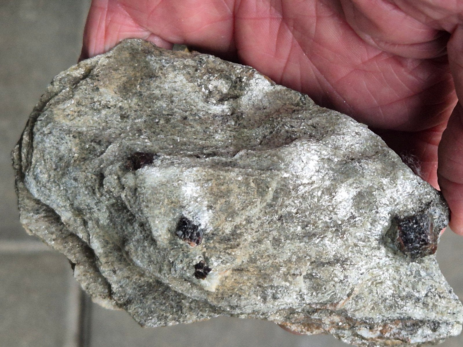 granaat in schist, Ophalen of Verzenden