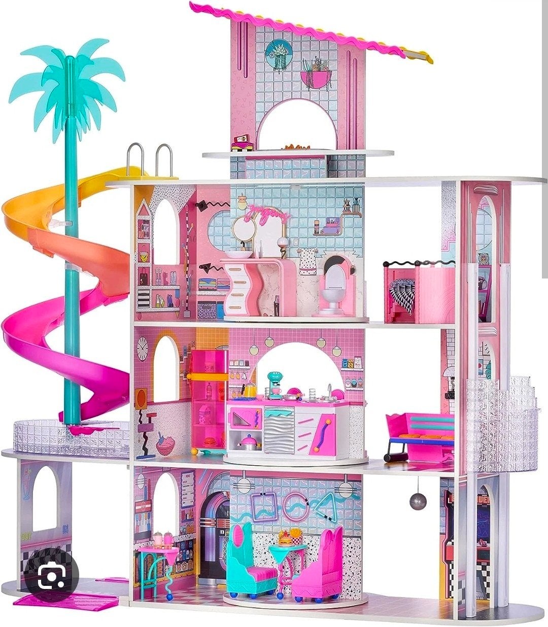 LOL Surprise Poppenhuis met accessoires/ Doll house, Ophalen, Gebruikt, Poppenhuis
