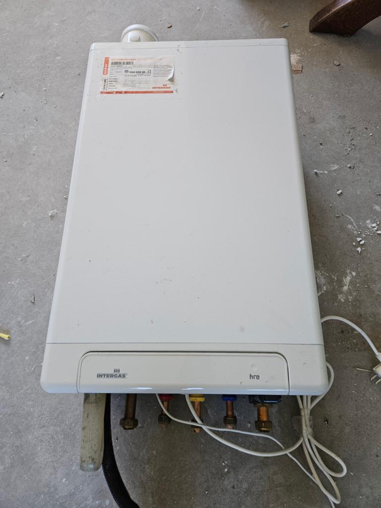 Intergas Kombi Kompakt HRE 36/30 - 2015, Ophalen, 30 tot 80 cm, Gebruikt, Hoog rendement (Hr)