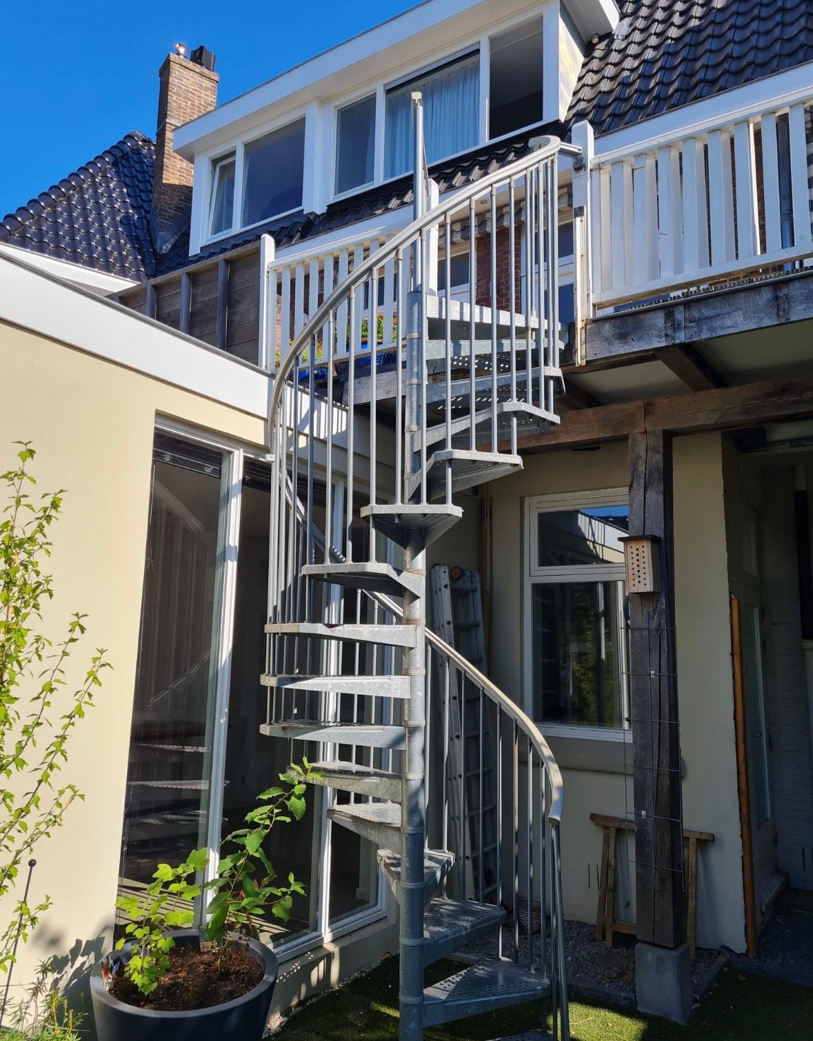 RVS Wenteltrap, Ophalen, Zo goed als nieuw, 2 tot 4 meter