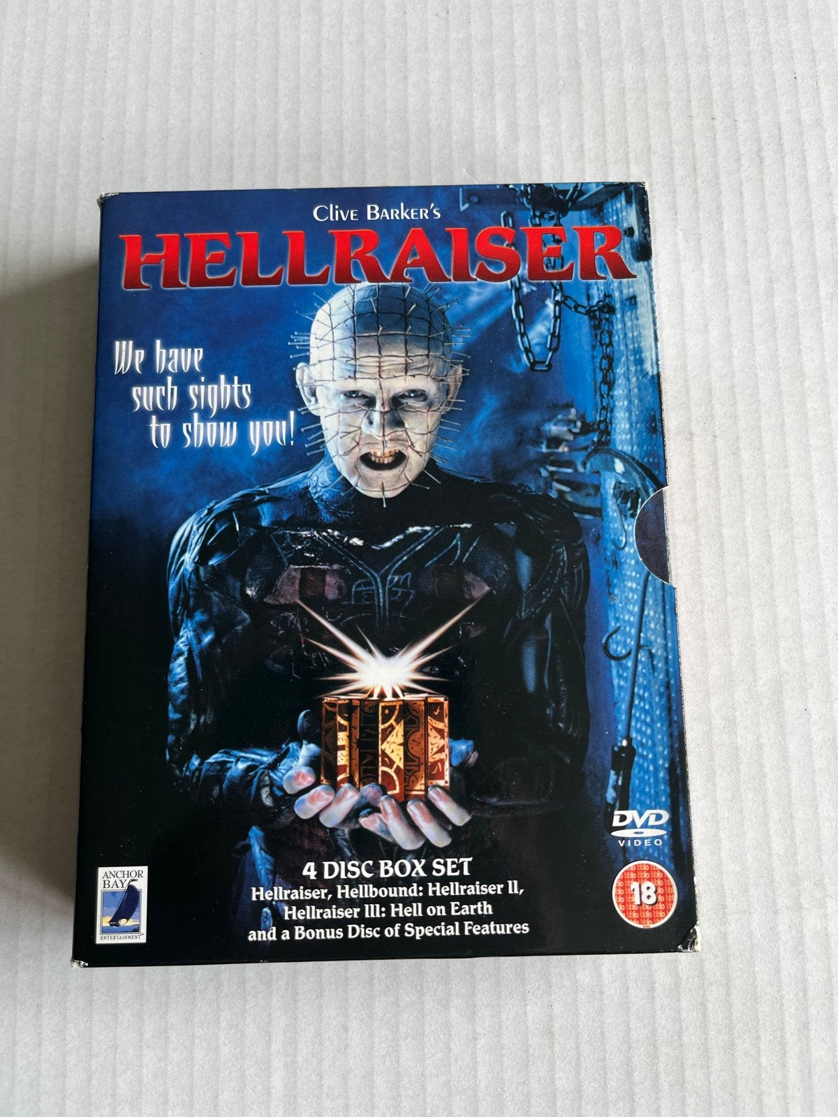 Hellraiser 4 Disc Box Set - DVD Collectie, Vanaf 18 jaar, Overige genres, Engels, Ophalen of Verzenden