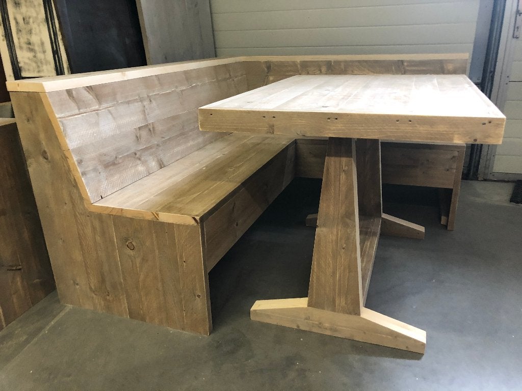 Houten Zithoek, Oostenrijkse stijl. UNIEK, Huis en Inrichting, Ophalen of Verzenden, Nieuw, Overige materialen, Landelijk, rustiek