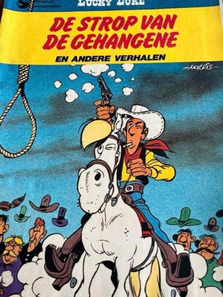 Lucky Luke: De Strop van de Gehangene en andere verhalen, Eén stripboek, Ophalen of Verzenden, Gelezen