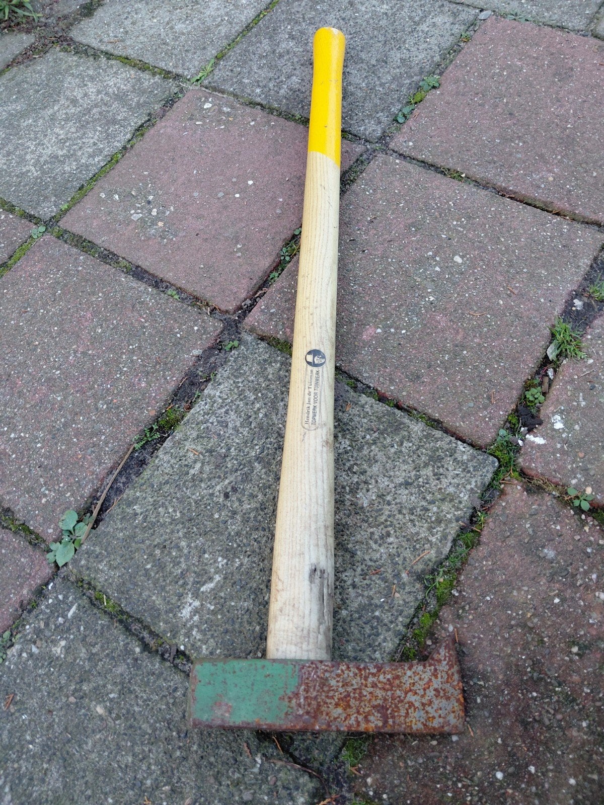 kloofbijl, Ophalen, Bijl