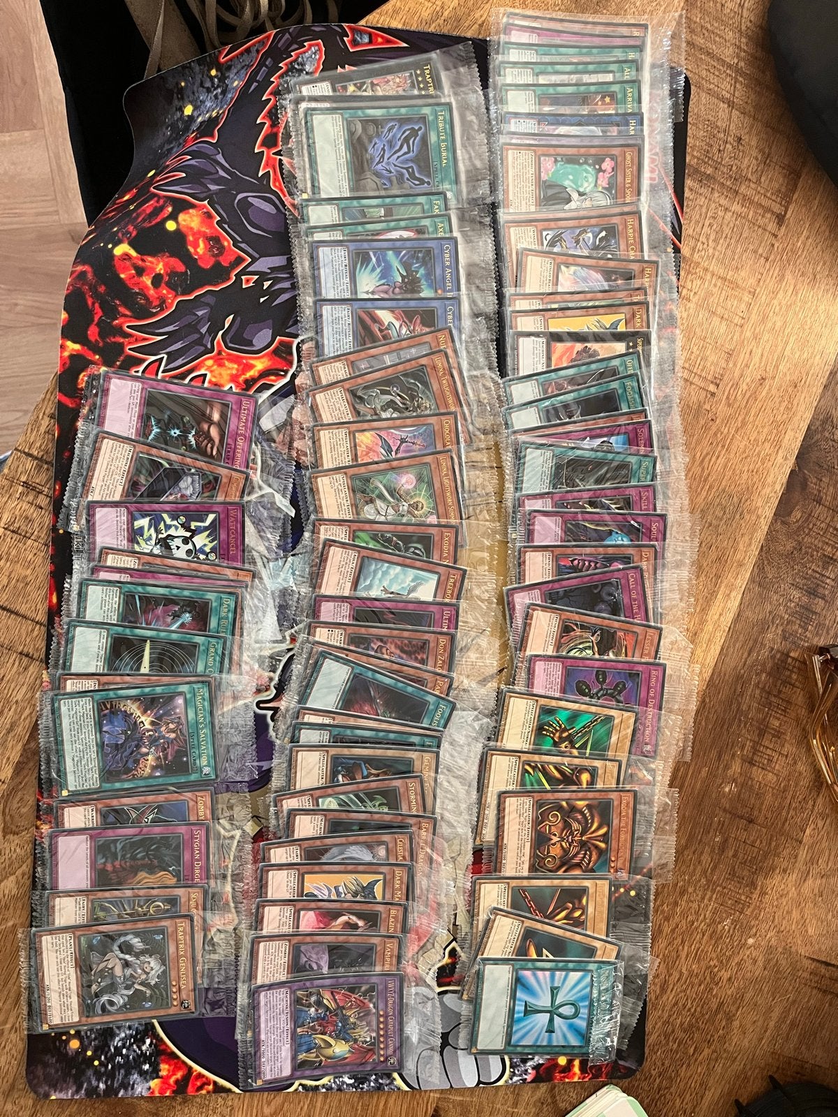 Complete Lost art verzameling Yu Gi Oh!, Ophalen of Verzenden, Gebruikt, Meerdere kaarten, Foil