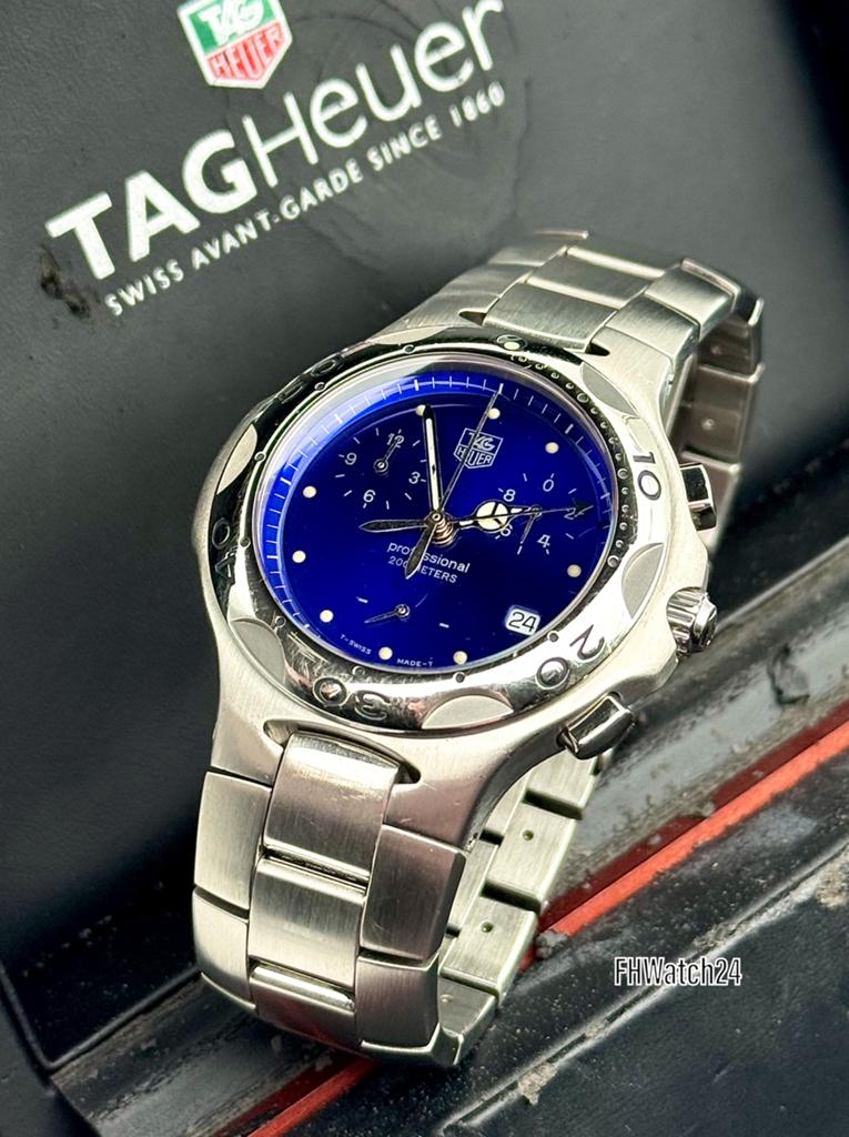 TAG Heuer Kirium Chronograph CL1112. Met doos., Staal, TAG Heuer, Gebruikt, Staal