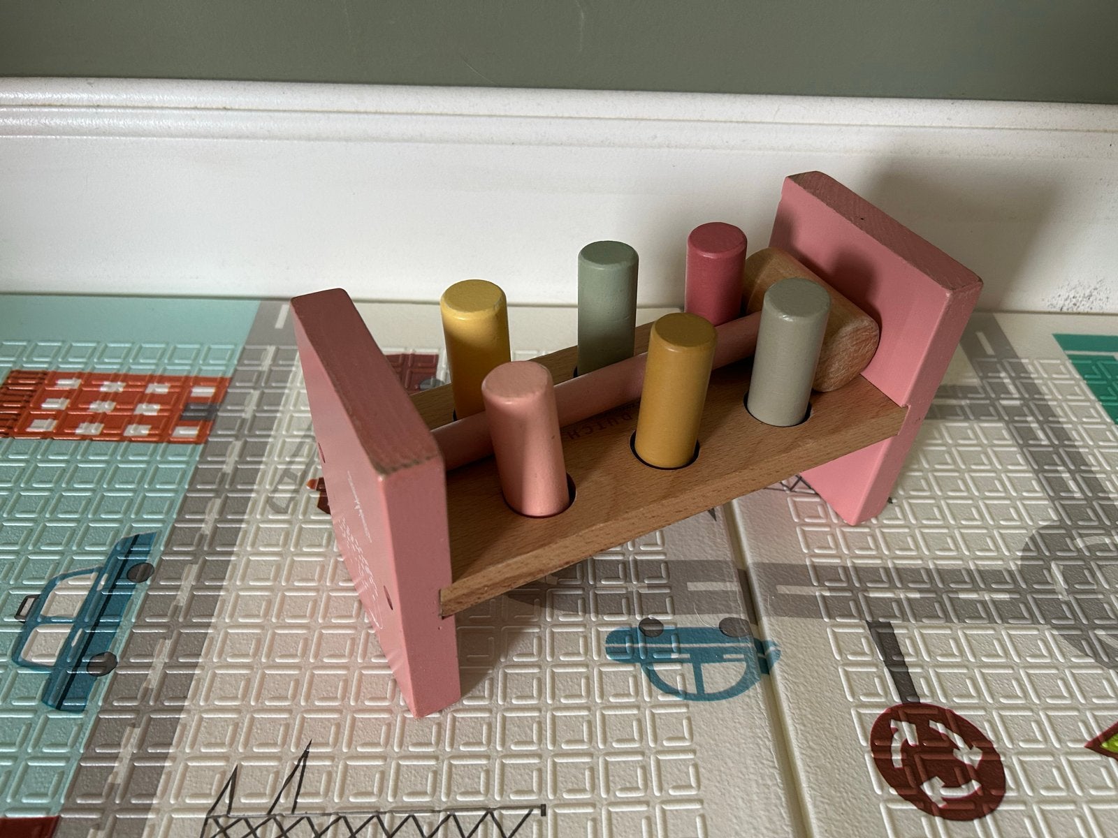 Little Dutch hamer spel - Houten hamertje tik speelgoed, Ophalen of Verzenden, Gebruikt, Overige typen