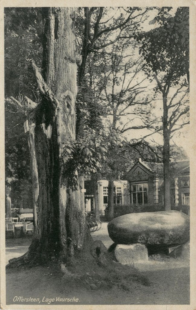 Lage Vuursche  offersteen, Verzenden, 1940 tot 1960, Gelopen, Utrecht