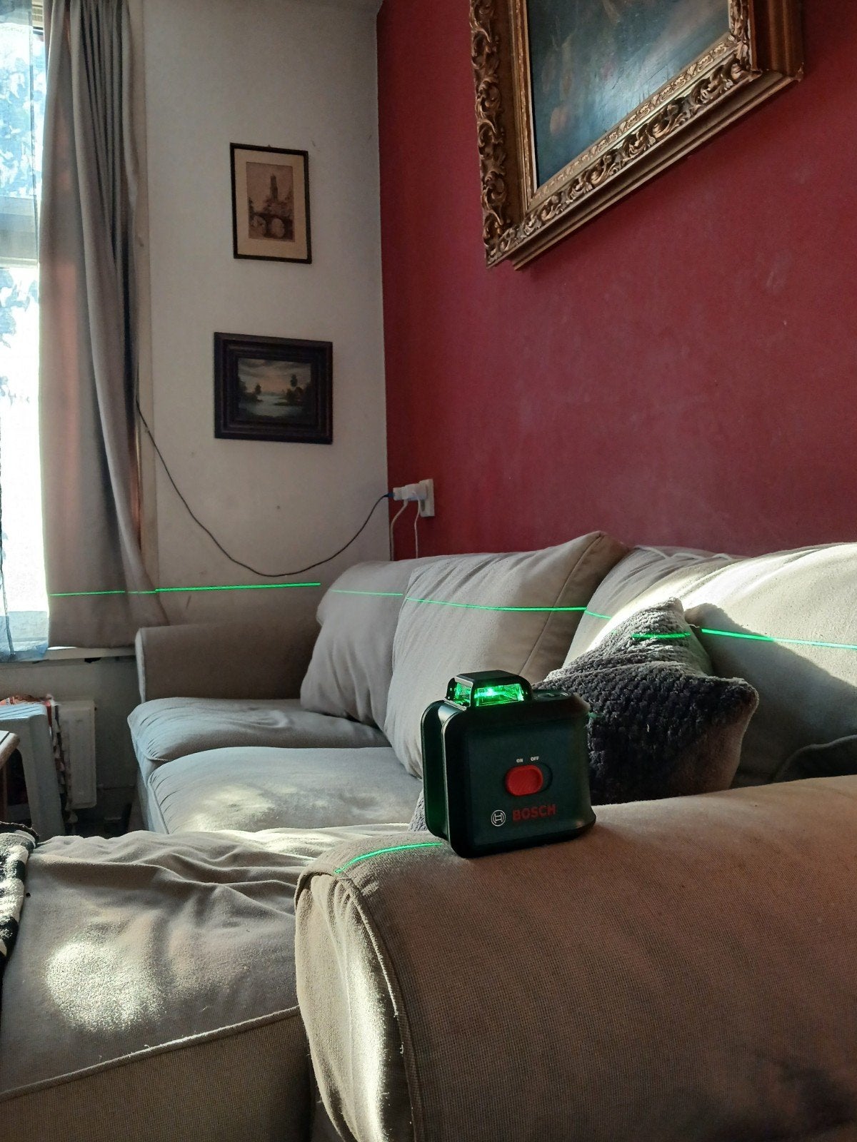 Bosch UniversalLevel 360 kruislijnlaser Groen!, Ophalen of Verzenden, Nieuw, Overige meters