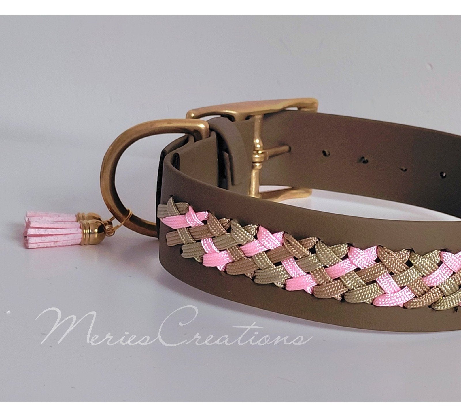 heavy powerdog hondenhalsband / brede halsband met paracord, Verzenden, Meriescreations, Meriescreations, Meriescreations