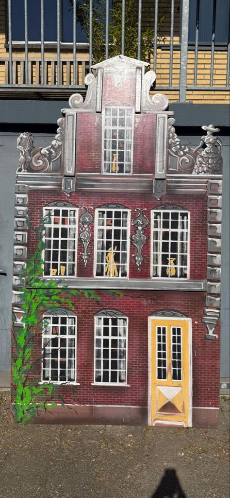 Decoratieve gevels/huisjes voor evenementen of decor, Ophalen, Gebruikt