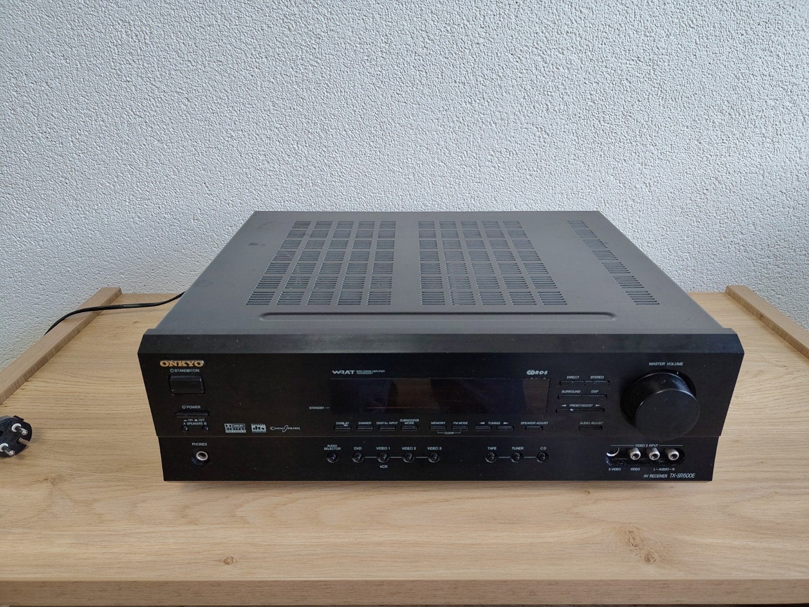 Onkyo TX-SR500E AV-receiver met afstandsbediening, Ophalen, Gebruikt, 120 watt of meer, Onkyo