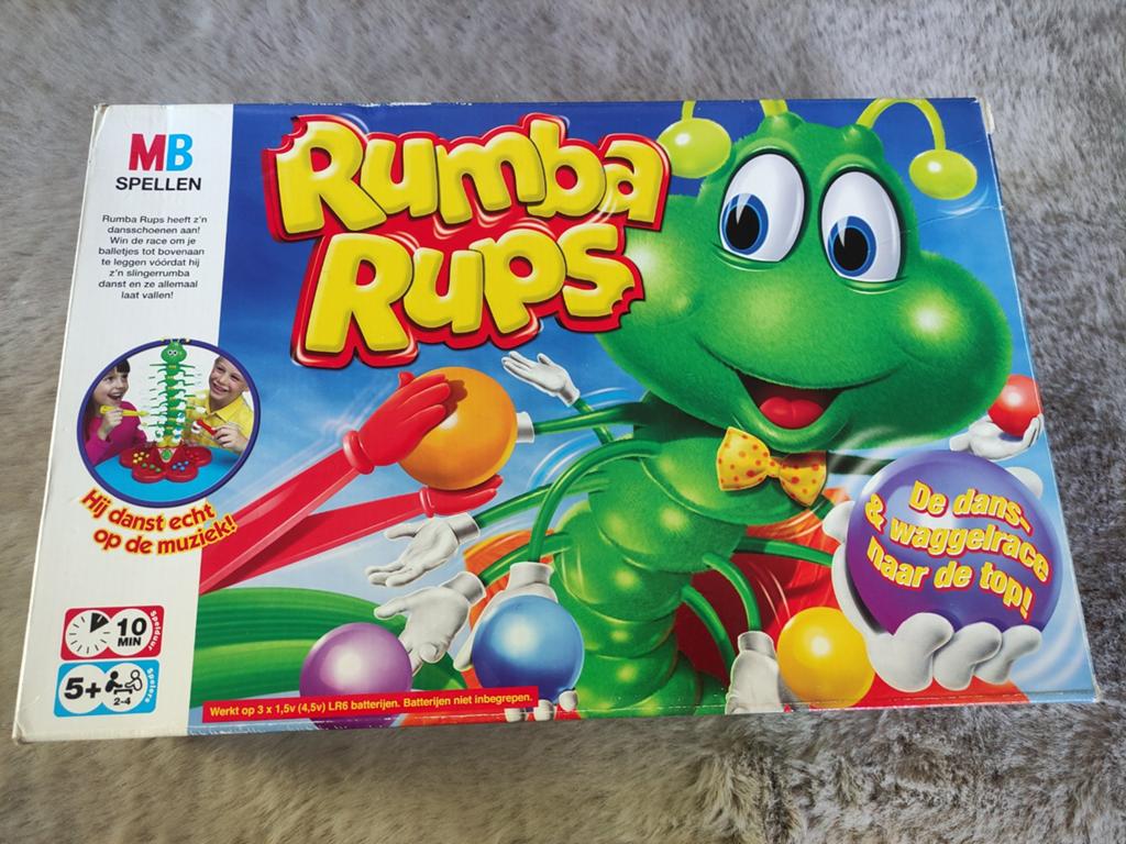 Rumba Rups - Dansend Balansspel voor Kinderen, Drie of vier spelers, Ophalen of Verzenden, Zo goed als nieuw, MB Spellen