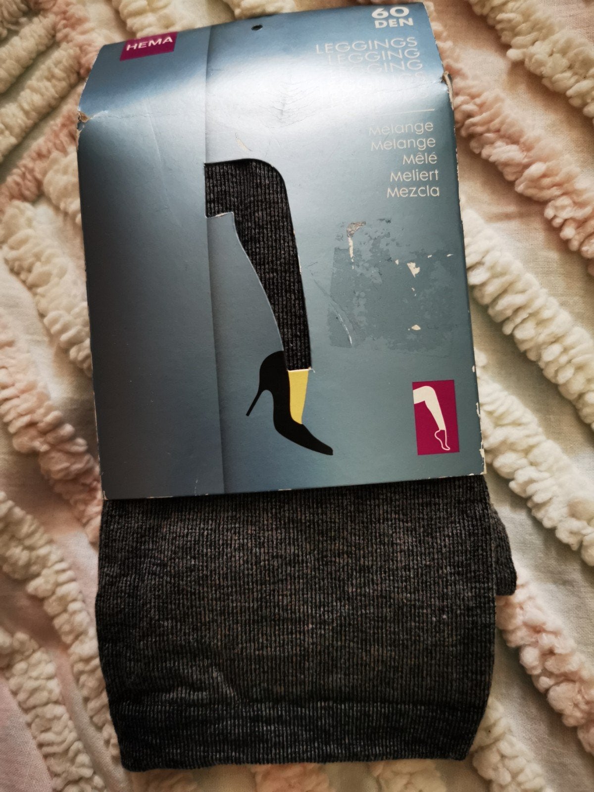Hema Leggings Grijs 60 Denier Maat 36/38, Kleding | Dames, Leggings, Maillots en Panty's, Ophalen of Verzenden