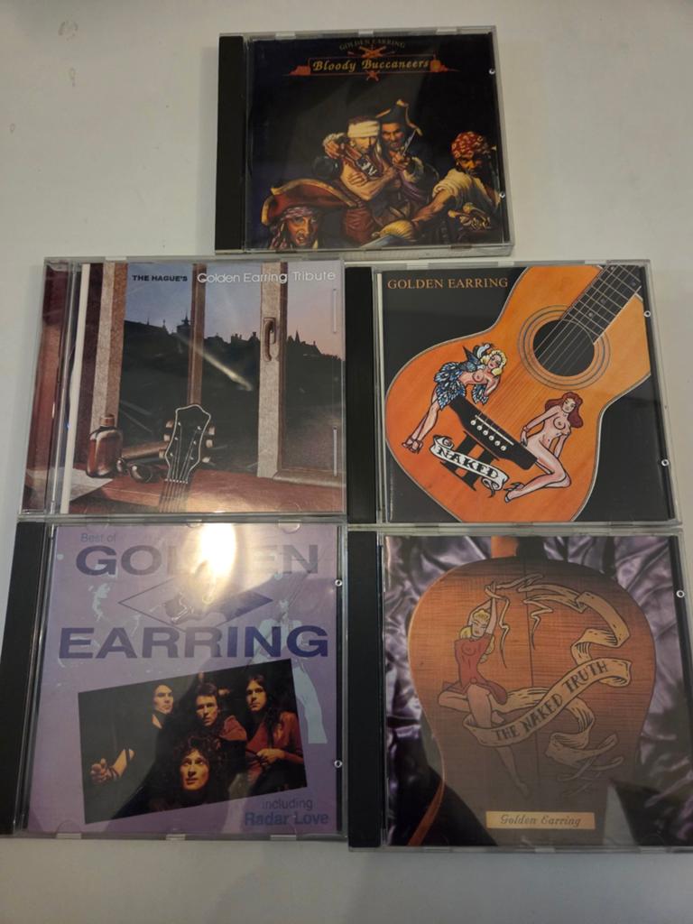 Golden Earring CD Collectie: 5 Albums, Ophalen of Verzenden, Gebruikt