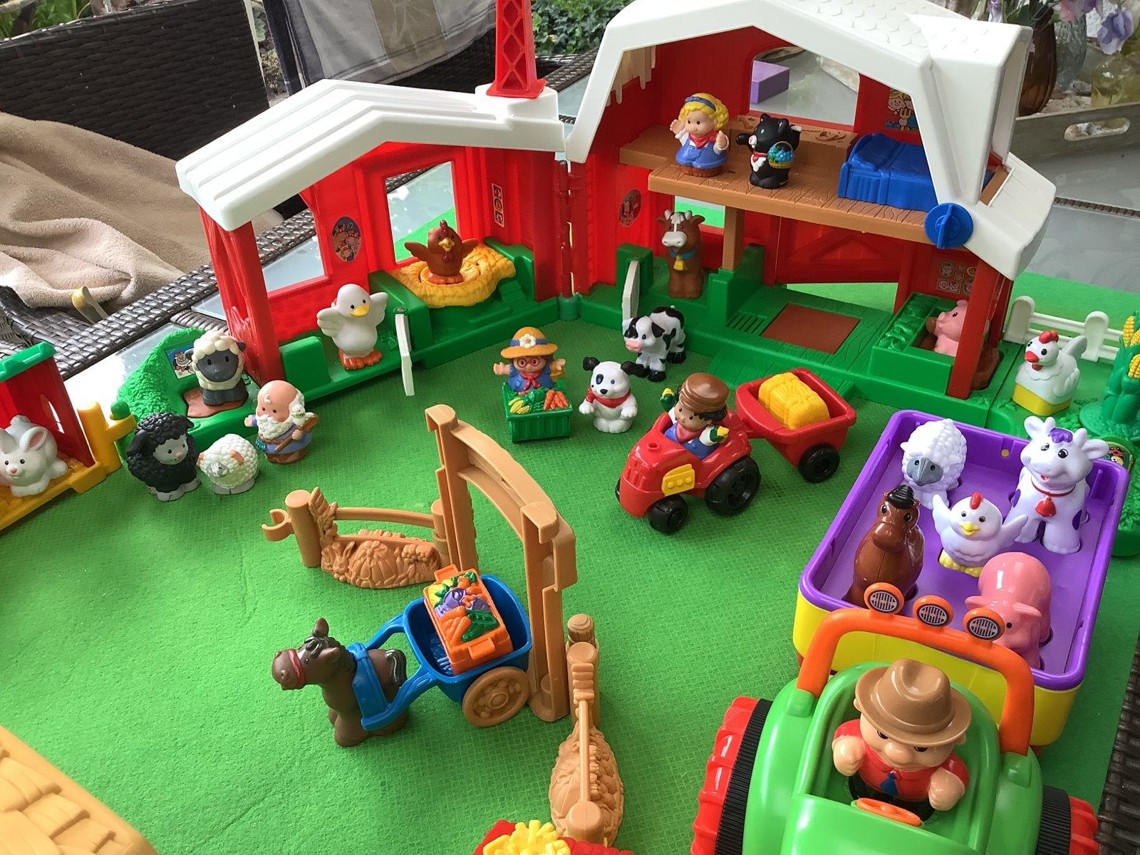 Fisher-Price Little People Boerderij Speelset met extra's, Ophalen of Verzenden, Zo goed als nieuw, Speelset, Met geluid