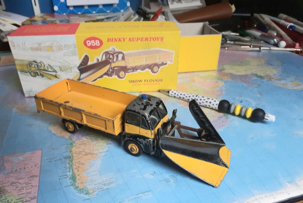 Snow Plough with windows + doos  958 Dinky Toys, Verzenden, Nieuw, Auto, Dinky Toys