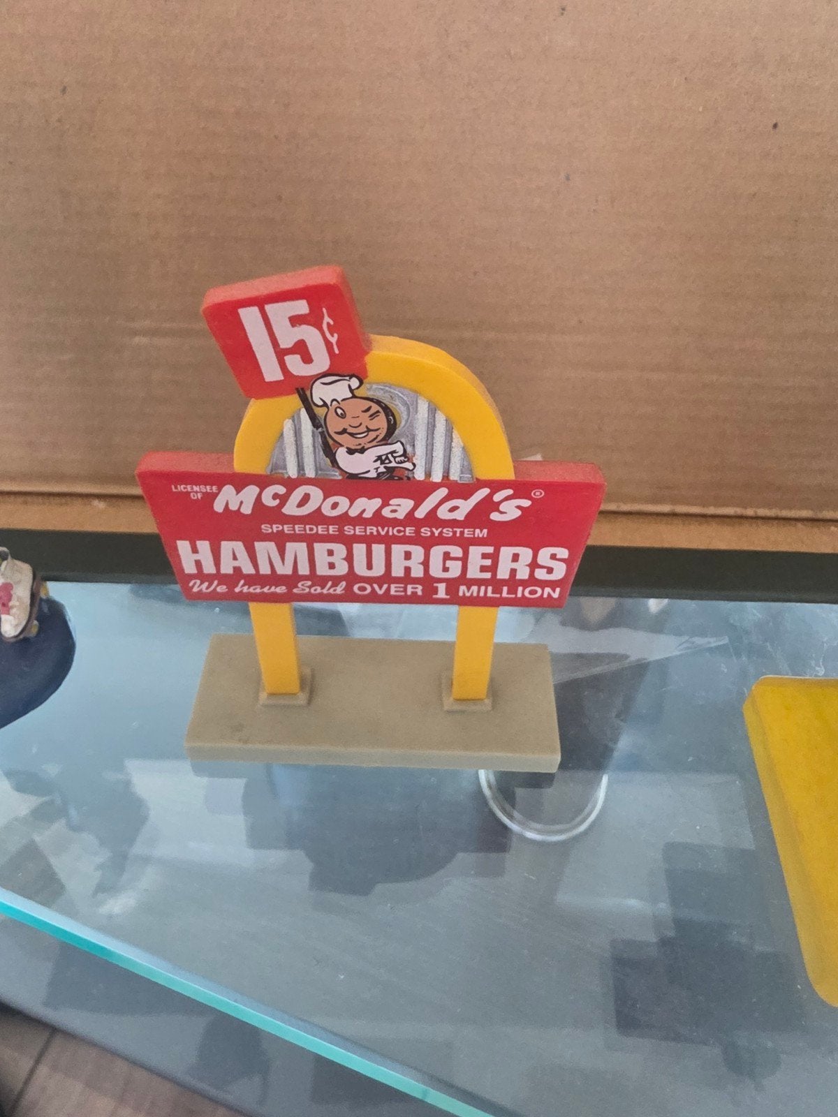 Vintage McDonald's Speedee Service System Reclamebord, Verzamelen, Ophalen of Verzenden, Gebruikt