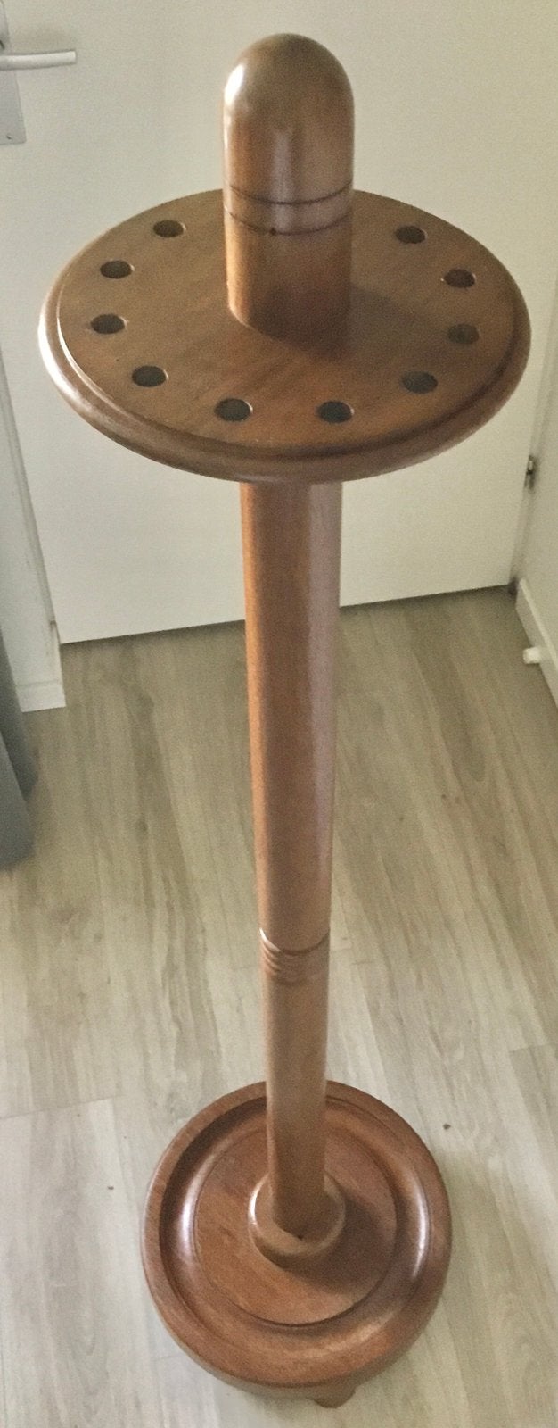 STEVIG HOUTEN BILJARTREK VOOR 12 BILJARTKEUEN, Sport en Fitness, Ophalen, Gebruikt, Overige typen