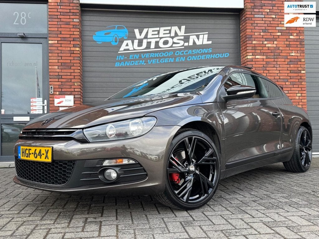 Volkswagen SCIROCCO 1.4 TSI Highline 19 Inch Panorama Dak Na, Voorwielaandrijving, Euro 5, Gebruikt, Zwart
