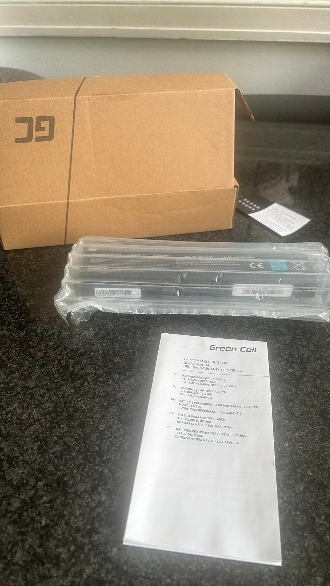 green cell laptop tablet battery, Computers en Software, Ophalen of Verzenden, Zo goed als nieuw
