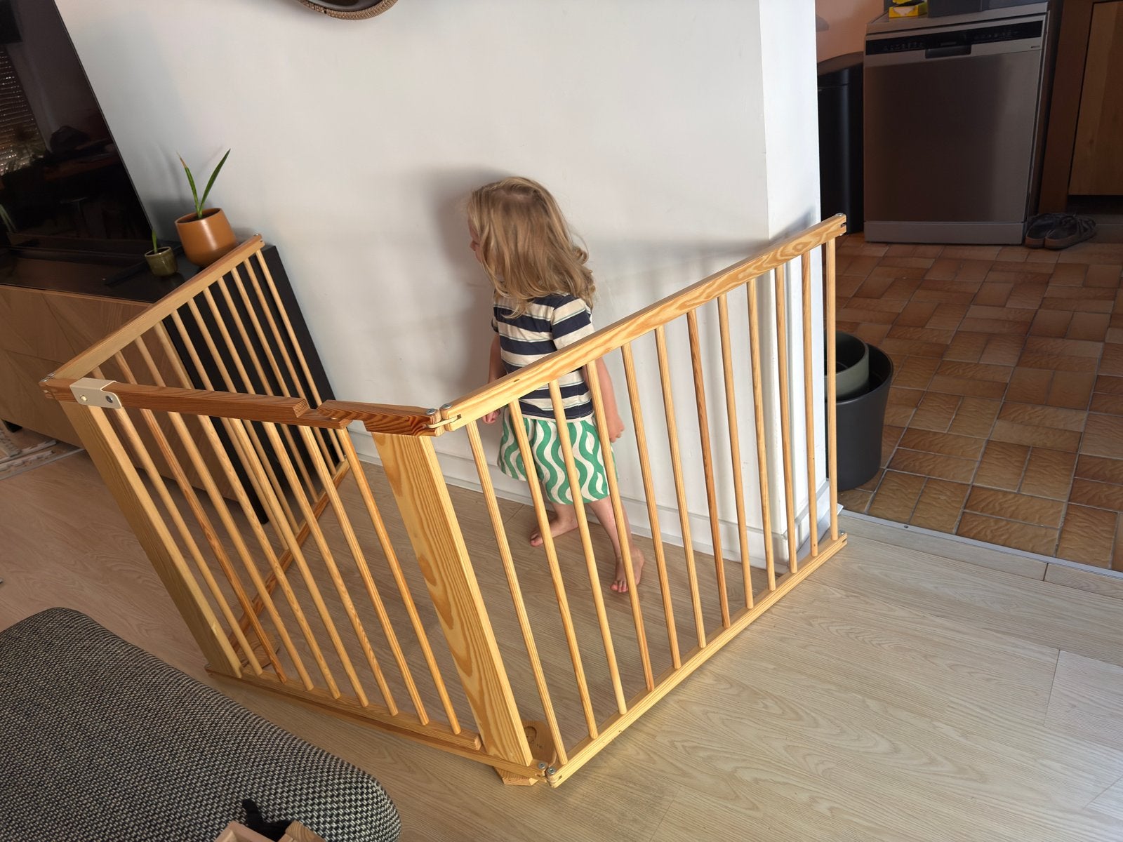 Veilig afgrendelhek - box - afzethek, Ophalen, Zo goed als nieuw