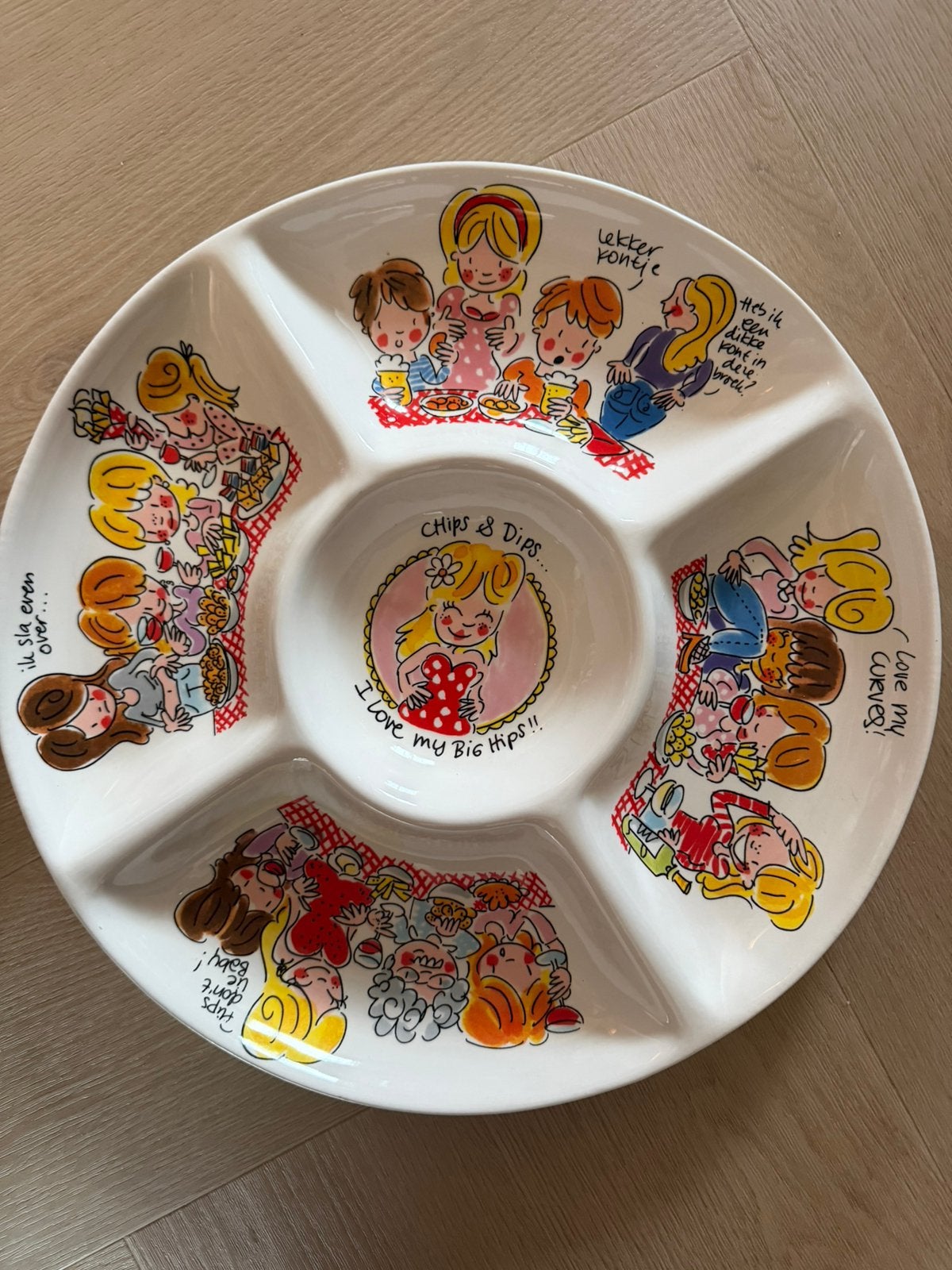 Blond Amsterdam snackschaal hapjes schaal, Ophalen, Zo goed als nieuw, Aardewerk, Schaal of Schalen