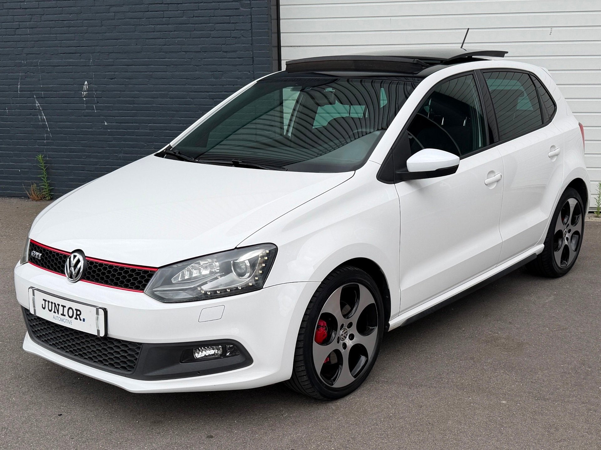 Volkswagen Polo 1.4 TSI GTI PANORAMADAK/AUTOMAAT/CRUISE/CLIM, Auto's, Volkswagen, Euro 5, Stof, Zwart, 4 cilinders