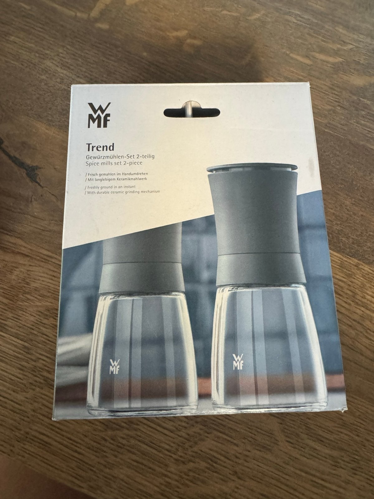 WMF Trend specerijmolen 2-delig - Nieuw in verpakking, Verzenden, Nieuw, Zwart, Overige merken