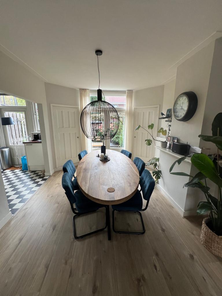 Moderne zwarte hanglamp - Boer Staphorst, Ophalen, Gebruikt, Metaal